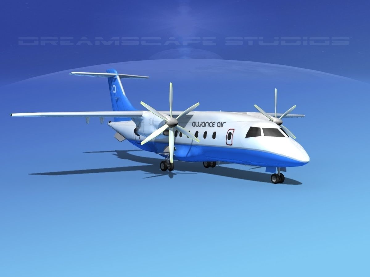 Dornier 328-130 Alliance Air 3D model_2