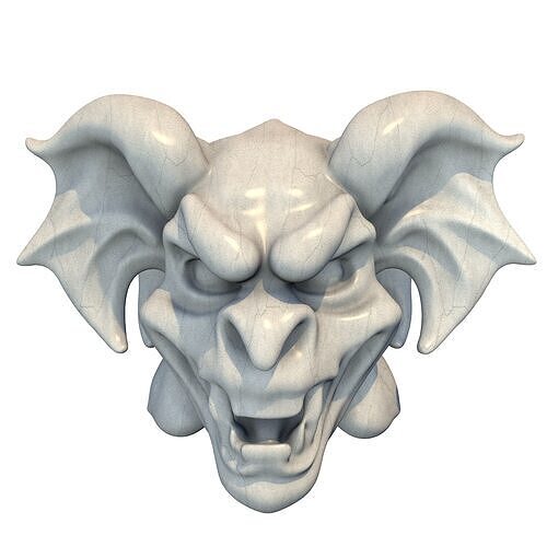 Gargoyle Head 17 3D print model