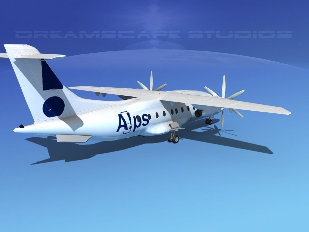 Dornier Do-328-130 Alps 3D model_5