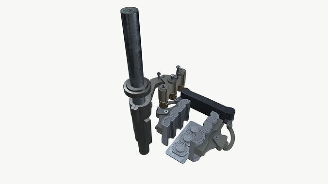 Blow head  Gob Mould 3D model