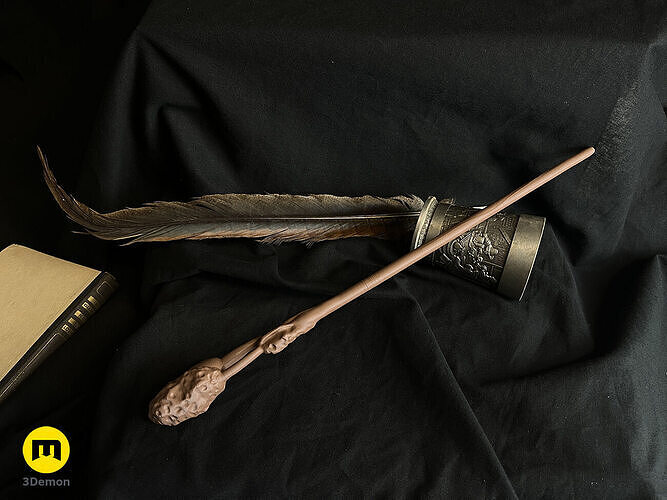 Kingsley Shacklebolt wand 3D print model