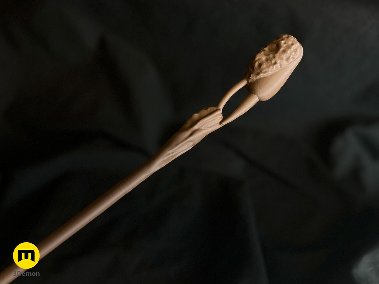 Kingsley Shacklebolt wand 3D print model_1