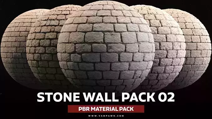 Stone Wall Material Pack Vol 02