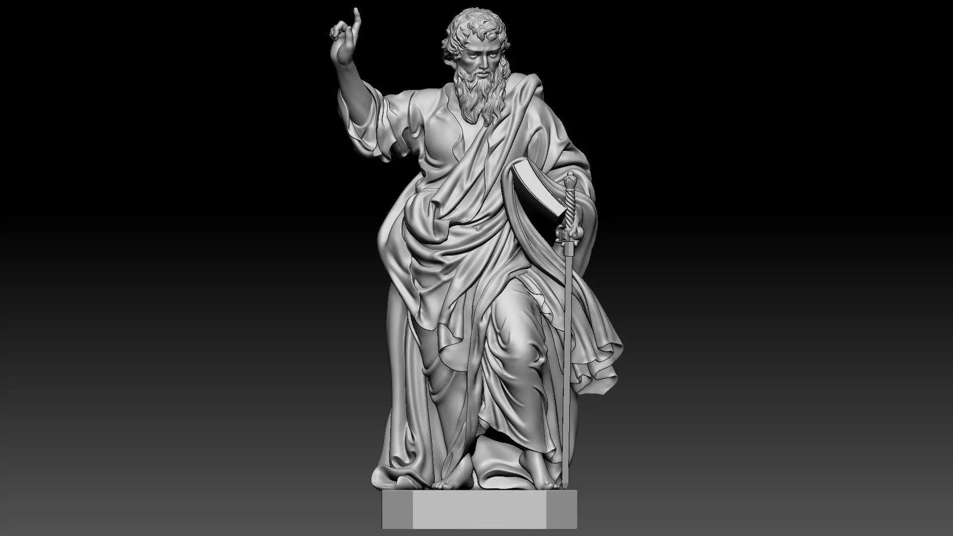 Saint Paul  3D print model_0