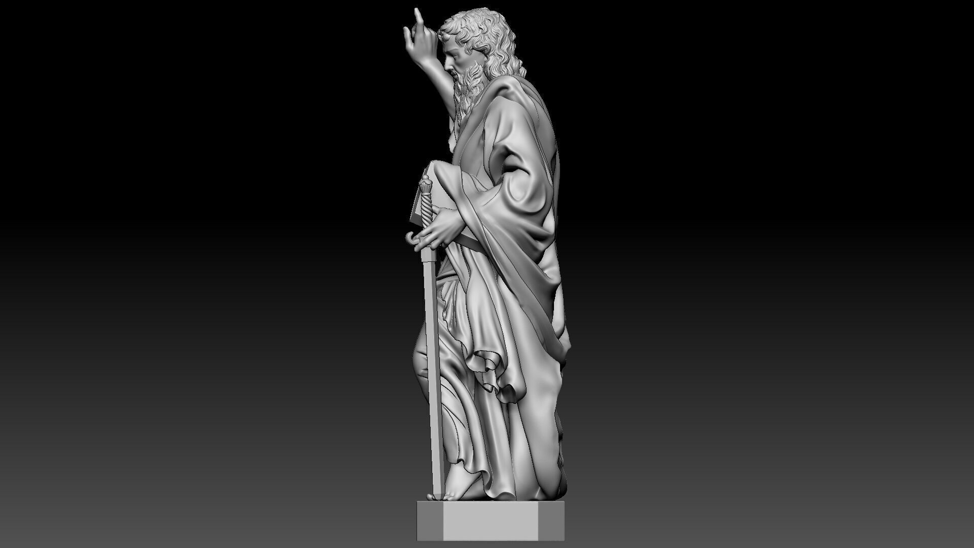 Saint Paul  3D print model_2