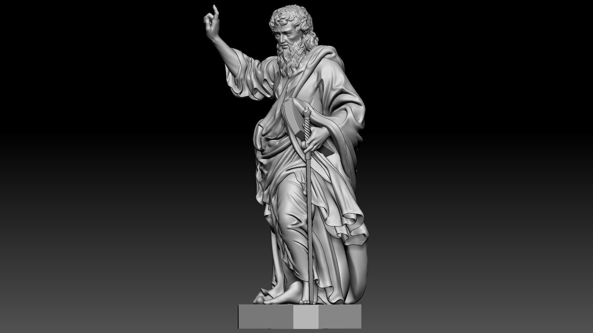 Saint Paul  3D print model_1