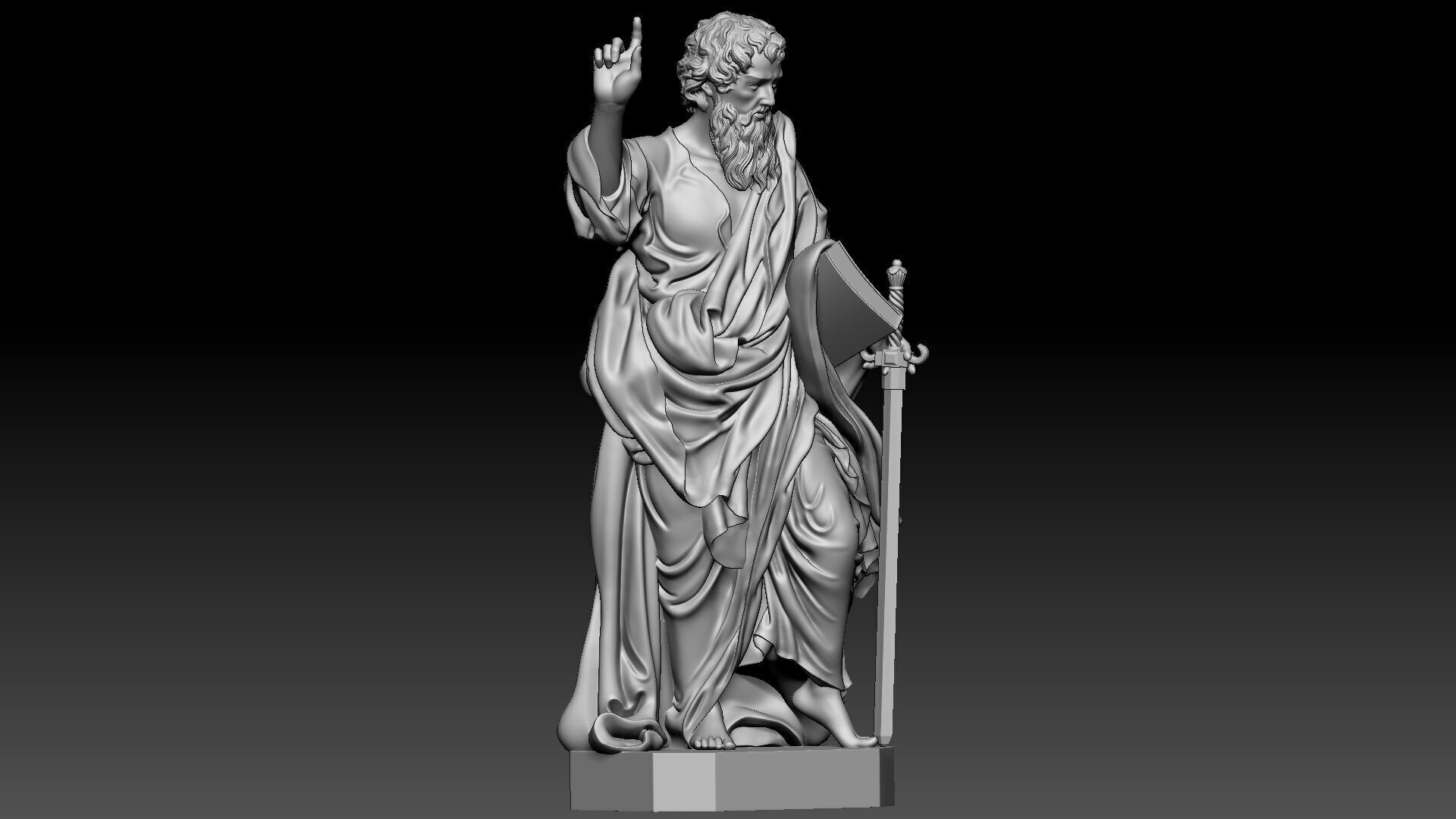 Saint Paul  3D print model_7