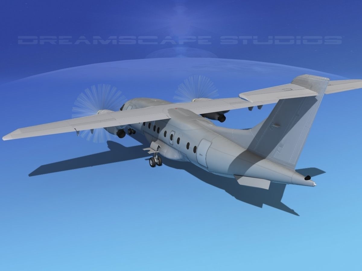 Dornier 328-130 Bare Metal 3D model_7