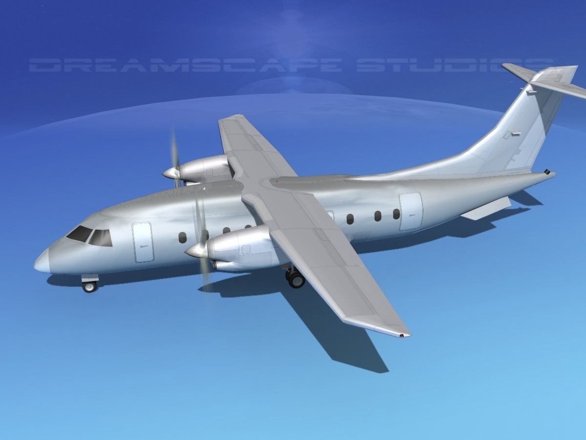 Dornier 328-130 Bare Metal 3D model_9