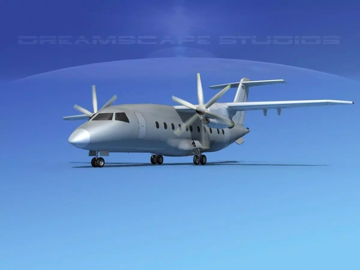 Dornier 328-130 Bare Metal 3D model_0