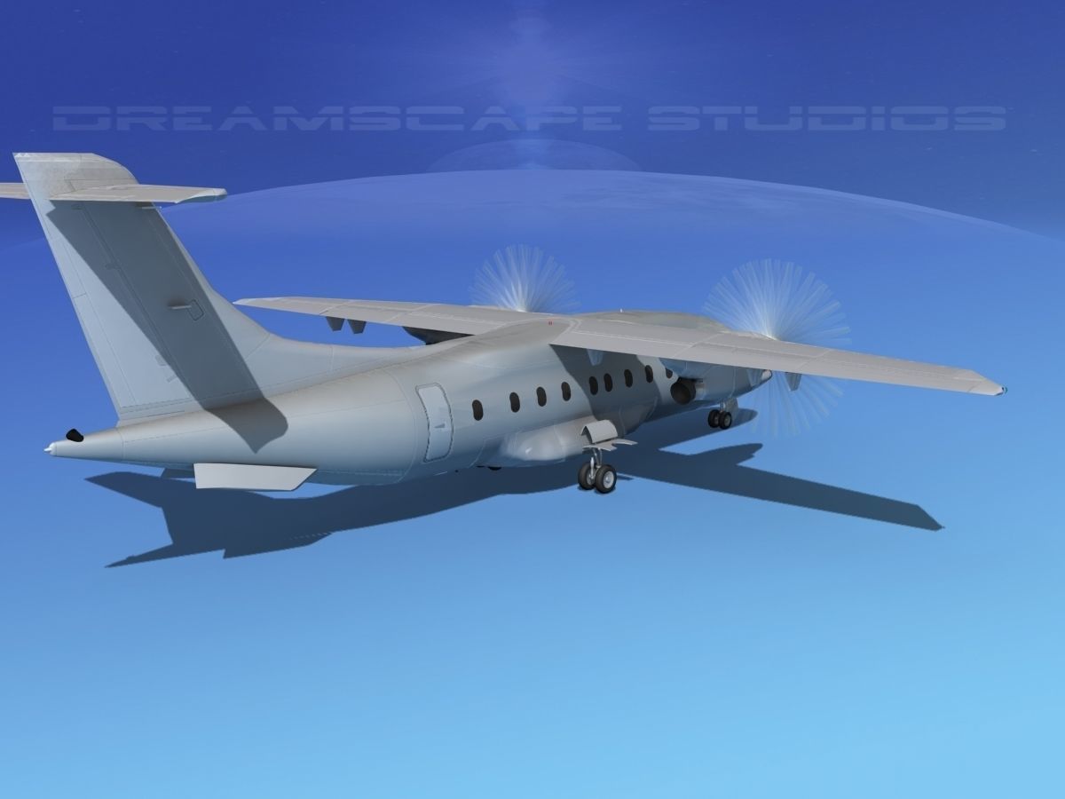 Dornier 328-130 Bare Metal 3D model_5
