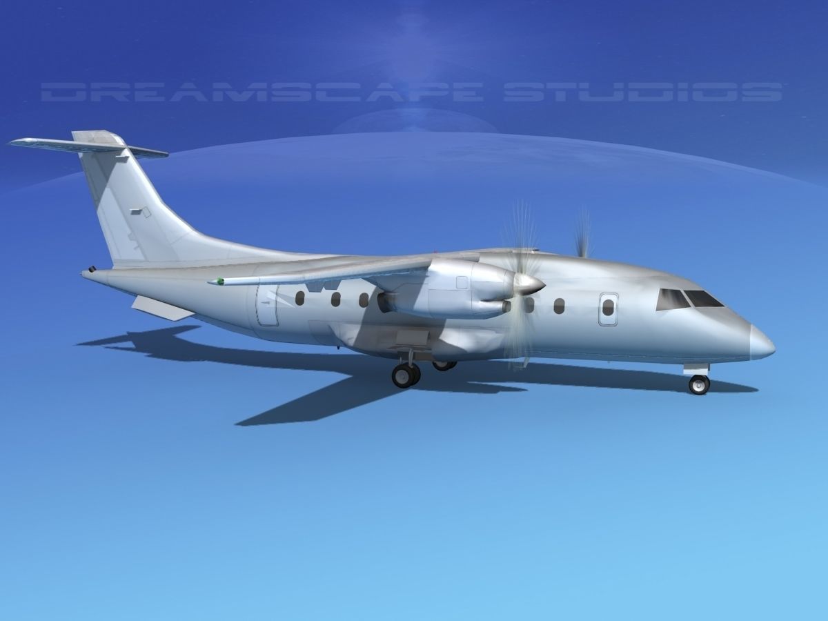 Dornier 328-130 Bare Metal 3D model_3