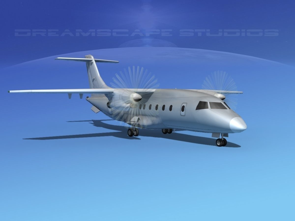 Dornier 328-130 Bare Metal 3D model_2