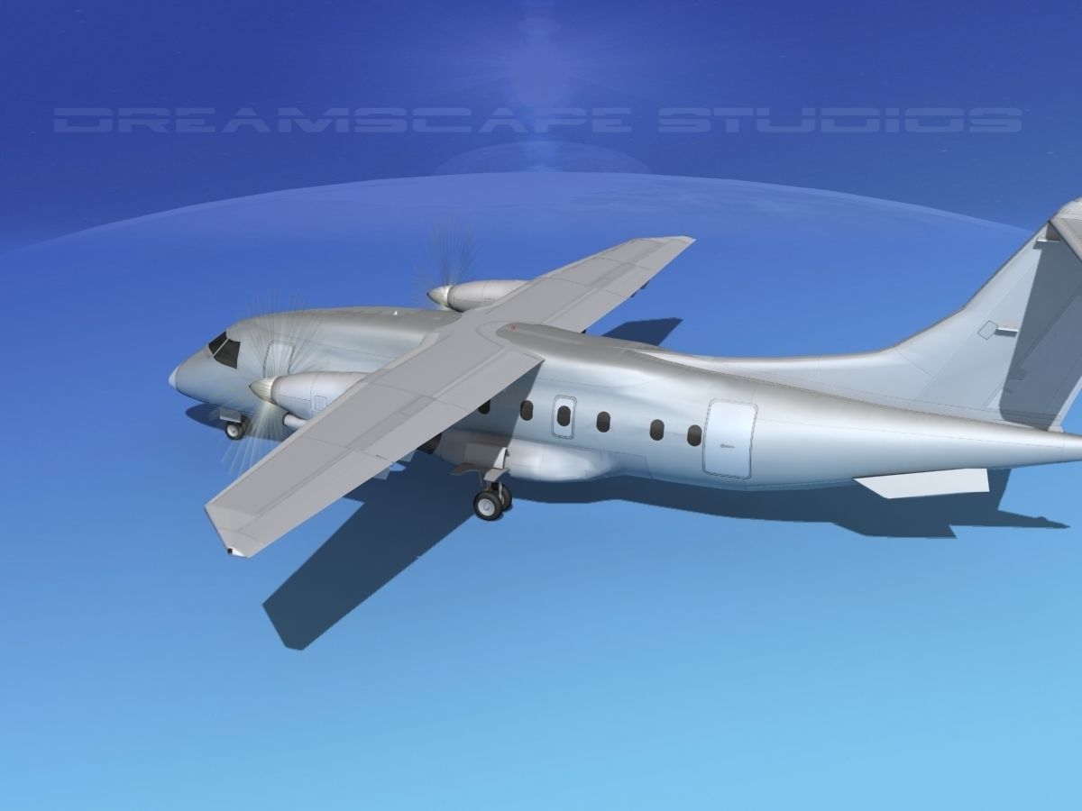 Dornier 328-130 Bare Metal 3D model_8
