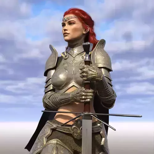 4 Greatswords Bundle for G8F 3D model