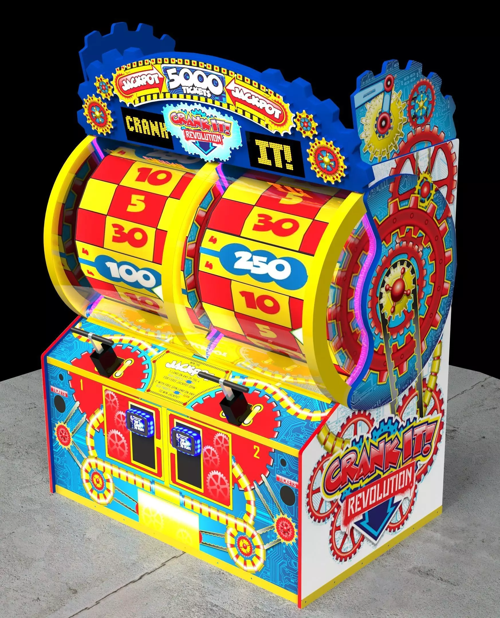 Bay Tek Crank It Revolution 3D model