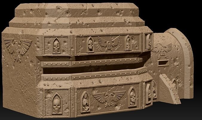 Bunker 1 3D print model