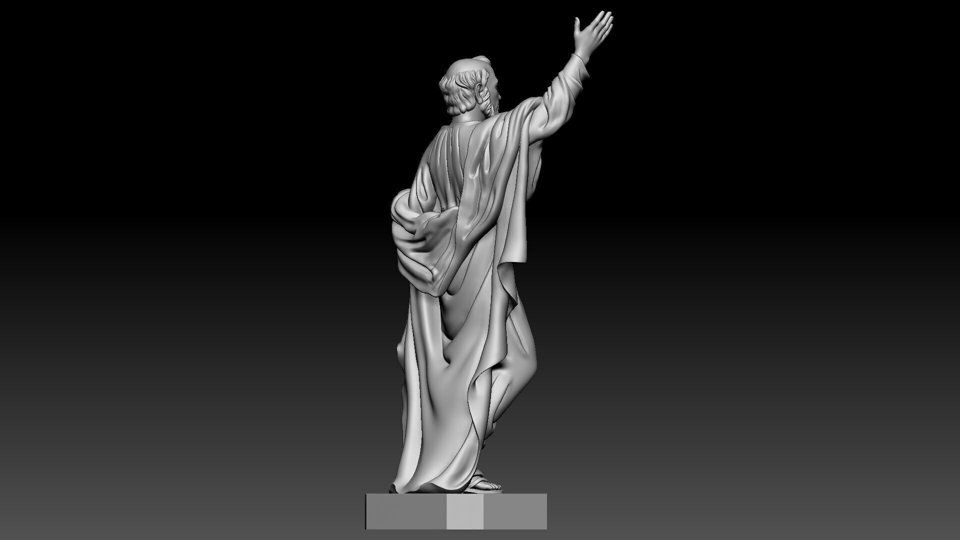 Saint Peter  3D print model_5