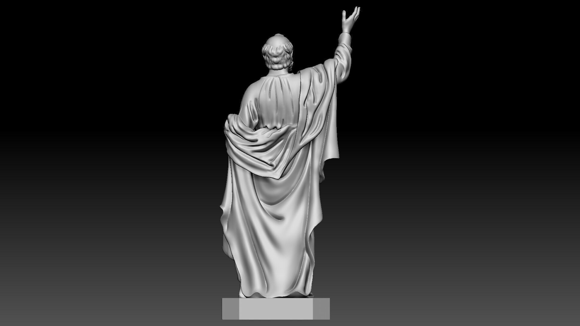 Saint Peter  3D print model_4