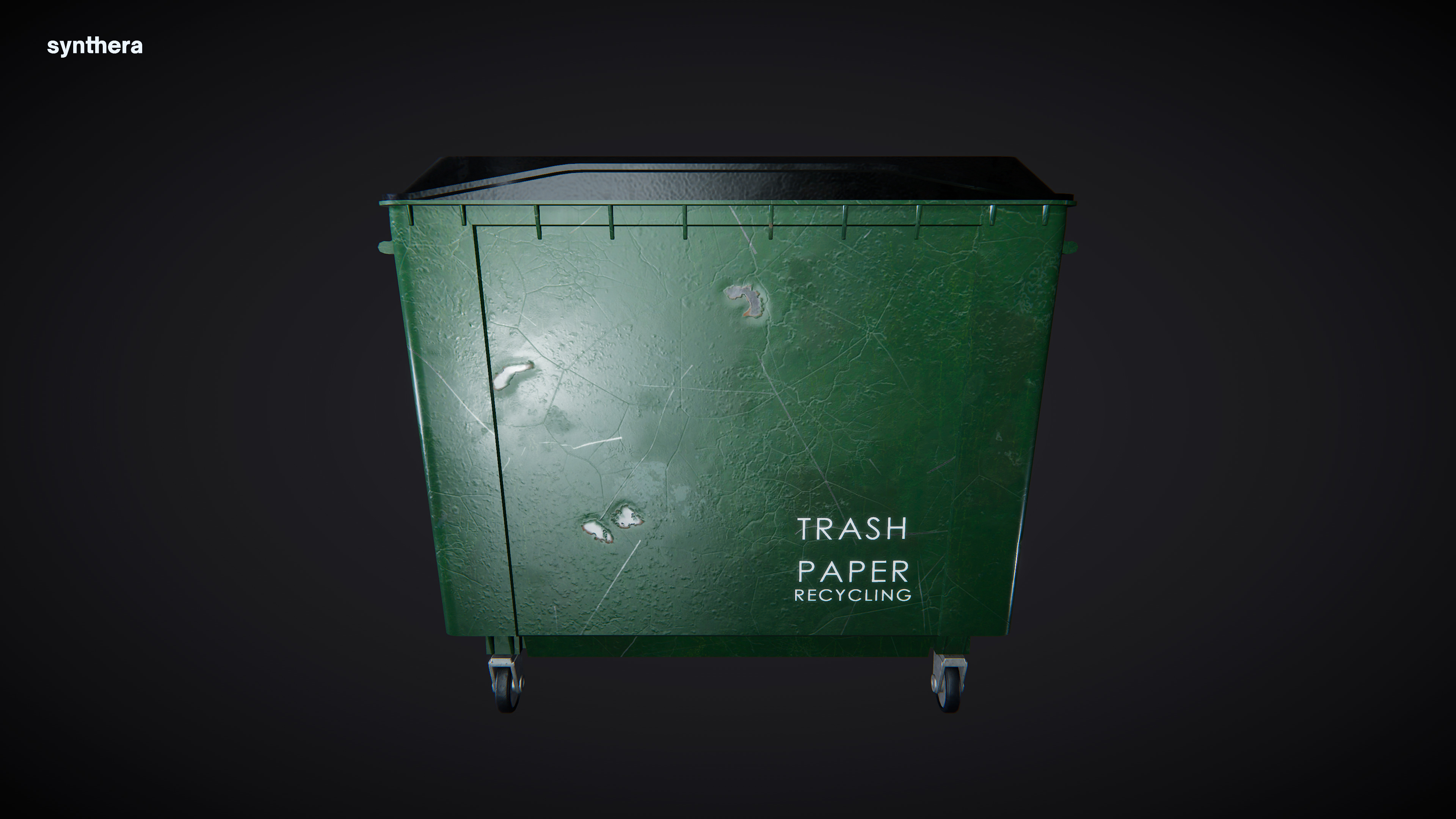Dumpster 02 3D model_2