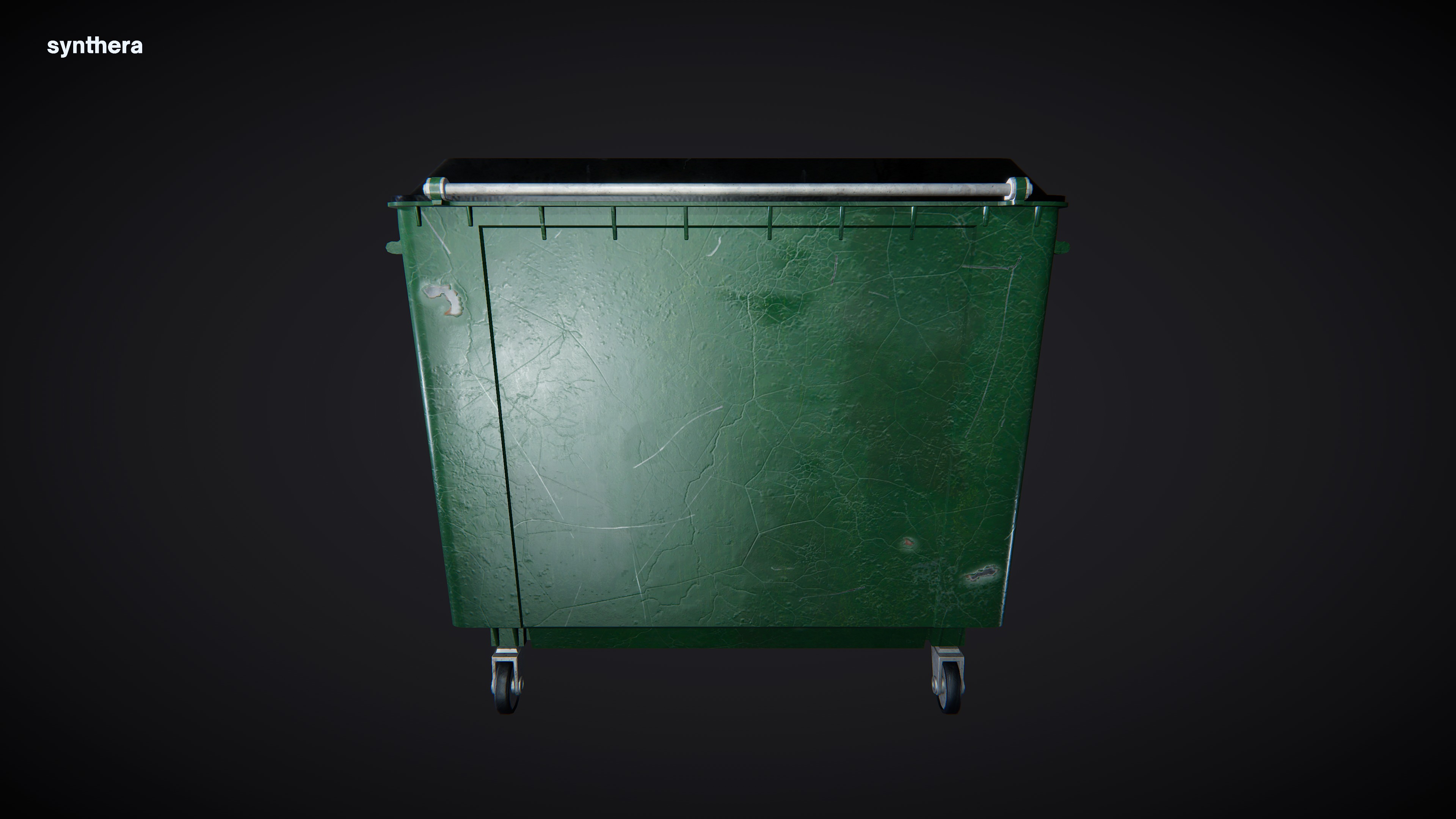 Dumpster 02 3D model_4