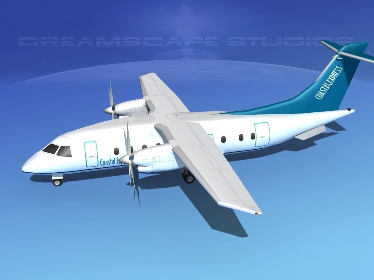 Dornier Do-328-130 Coastal Express 3D model_9