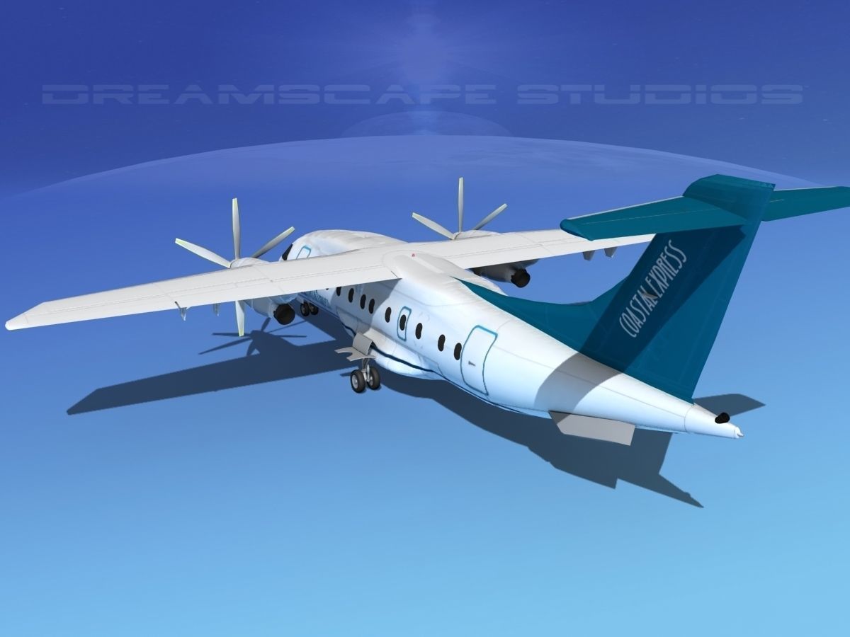 Dornier Do-328-130 Coastal Express 3D model_7