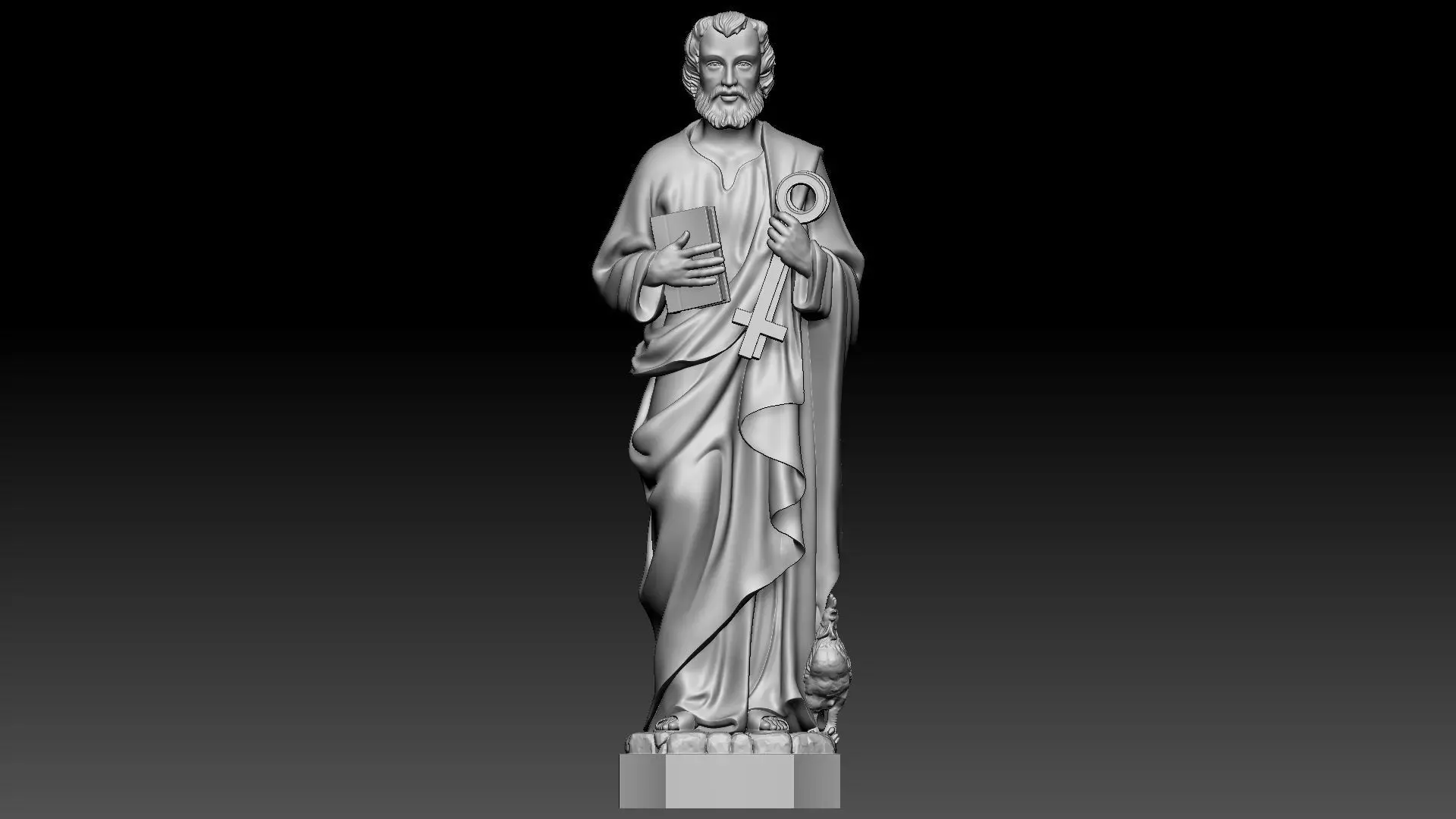 Saint Peter 3D print model