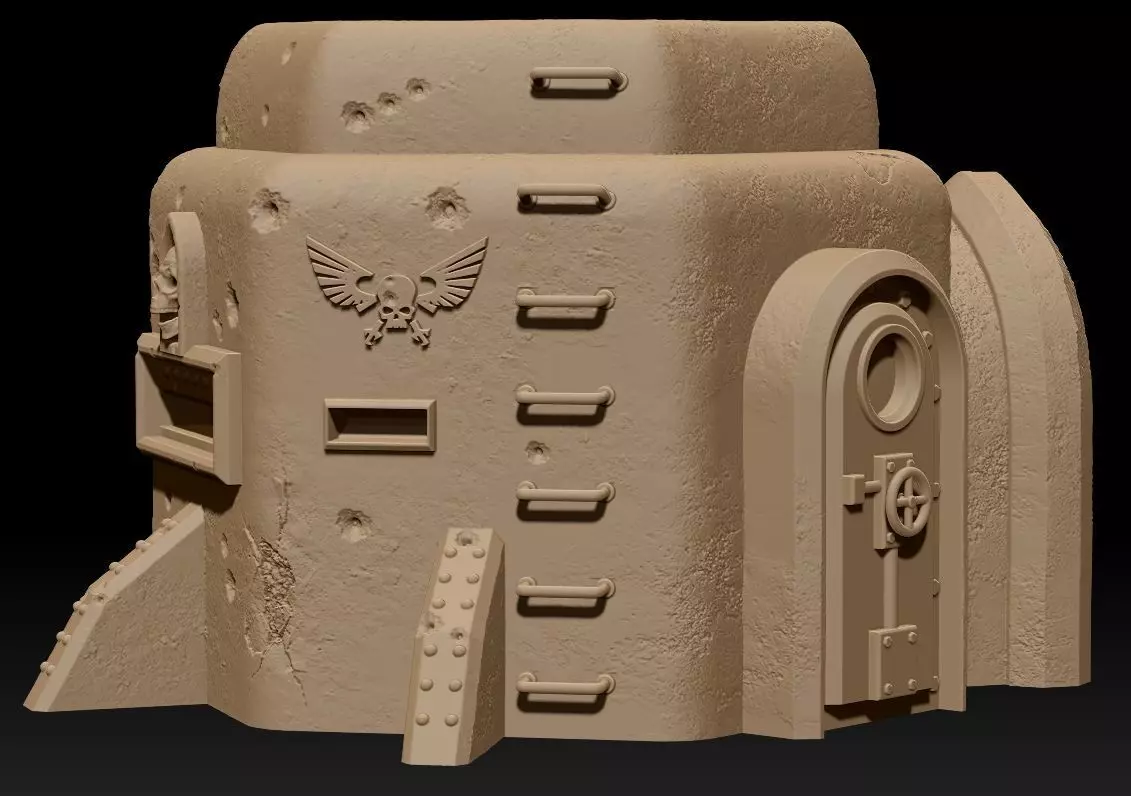 Bunker 2 3D print model