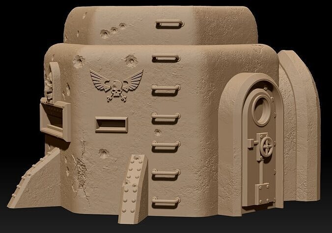 Bunker 2 3D print model