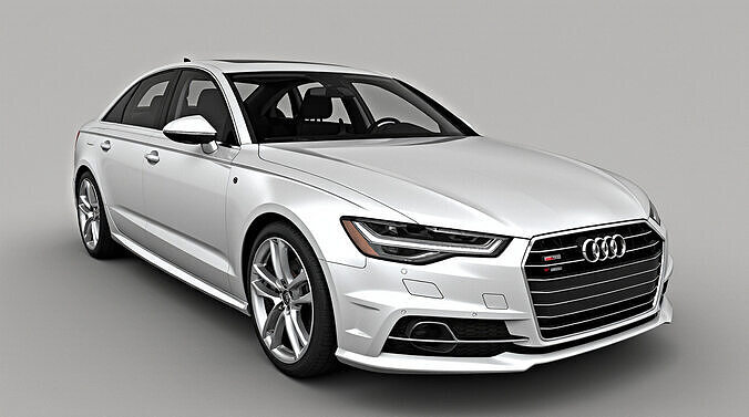 Luxury car conceptual 3d model  Low-poly 3D model