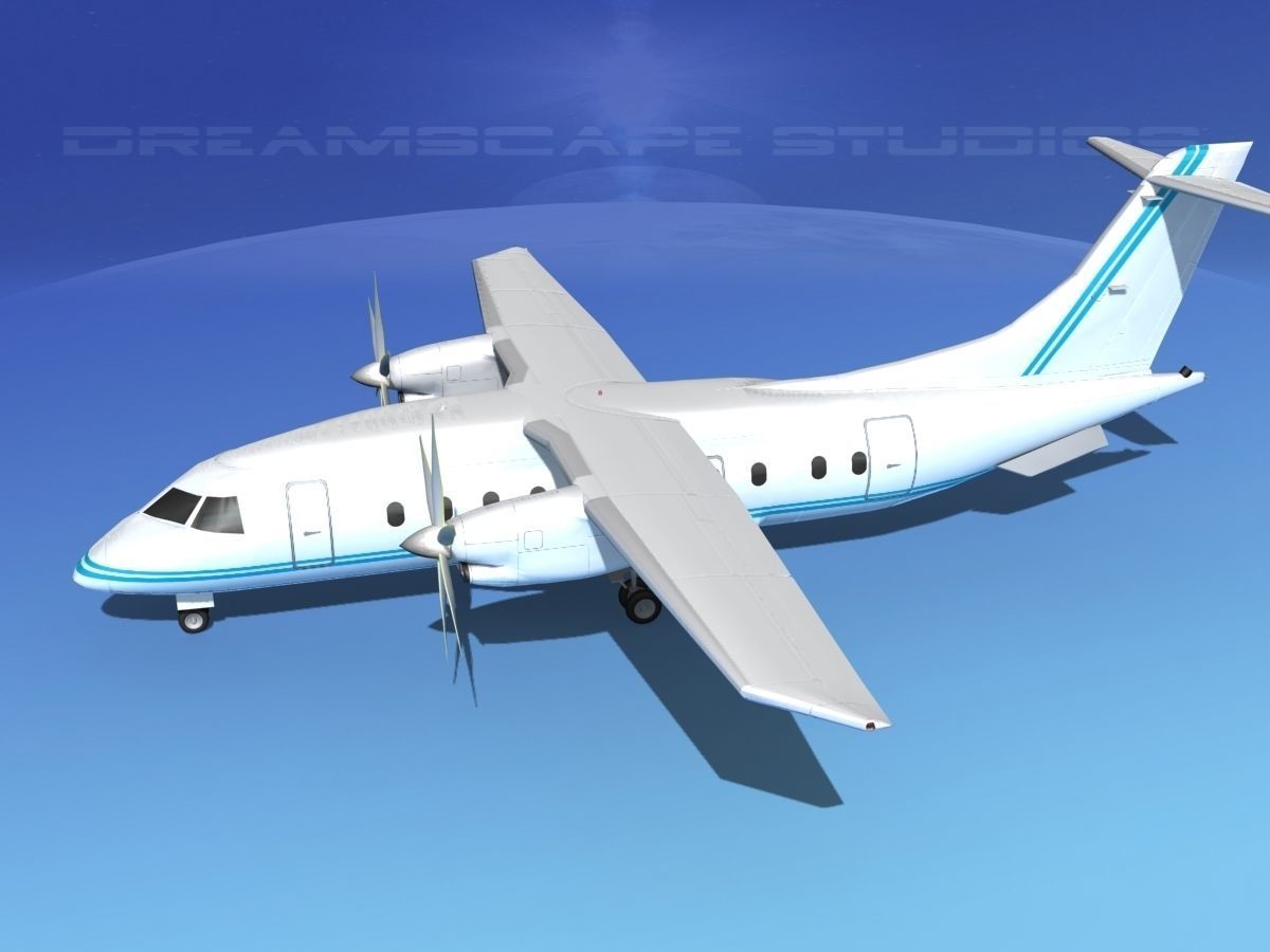 Dornier Do-328-130 Corporate 2 3D model_9