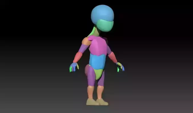 Stylized Male Base Mesh