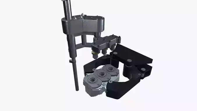 Pneumatic machine 3D model