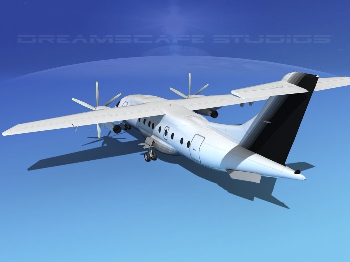 Dornier Do-328-130 Corporate 4 3D model_7
