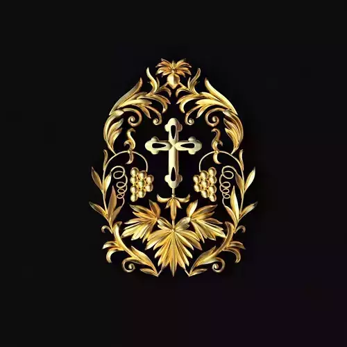 Central decor ornament for furniture