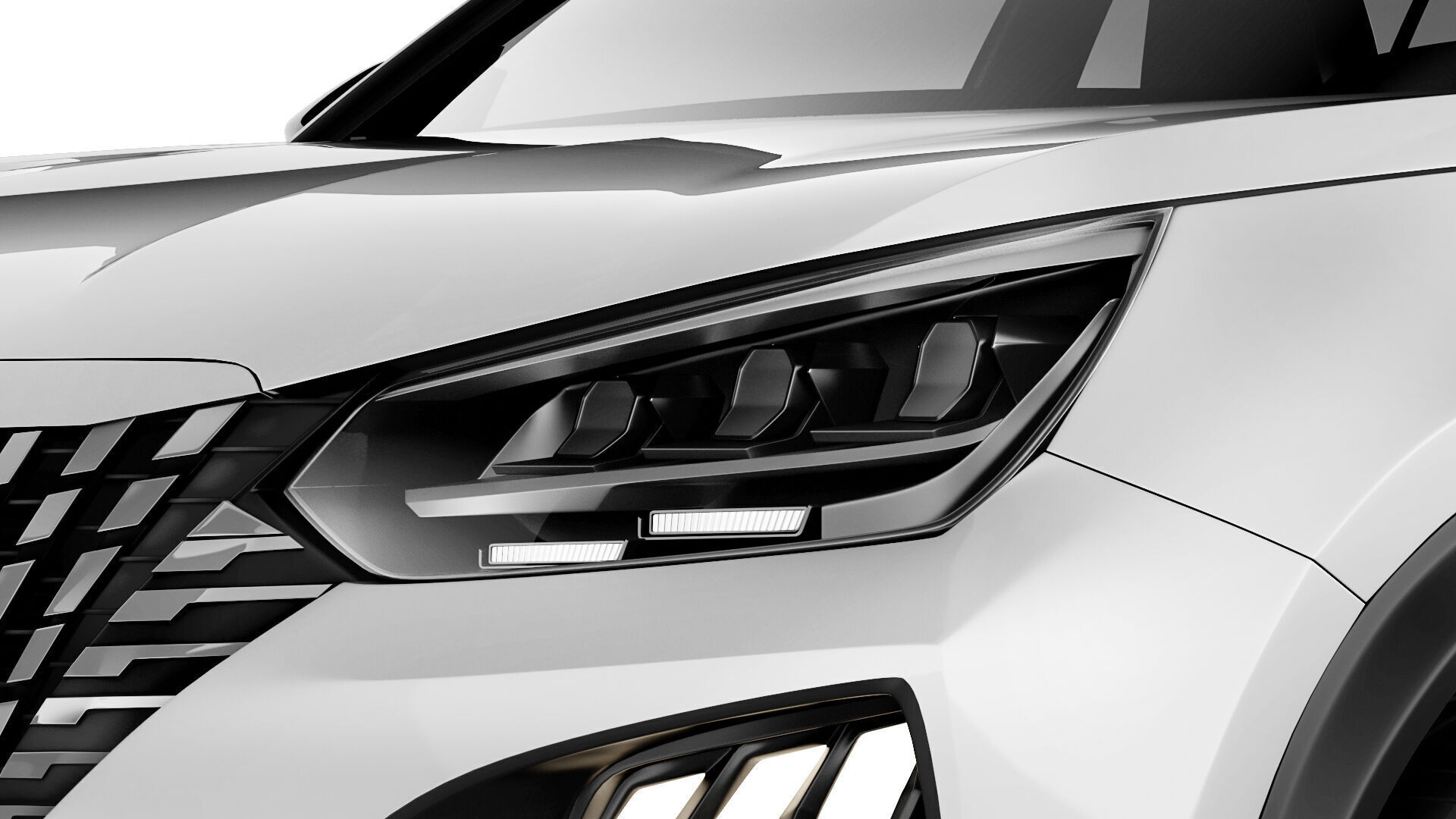 Peugeot e-2008 2024 3D model_3