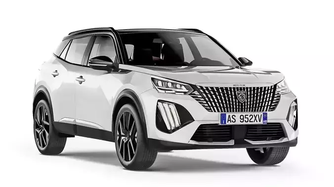 Peugeot e-2008 2024 3D model