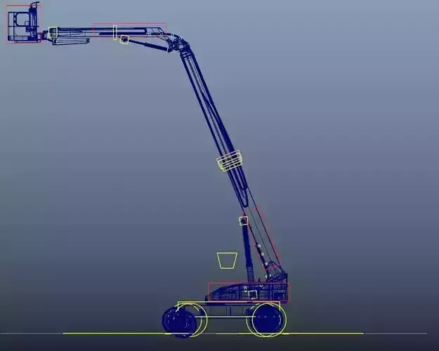 JLG 1500SJ Telescopic Boom Lift 3D model