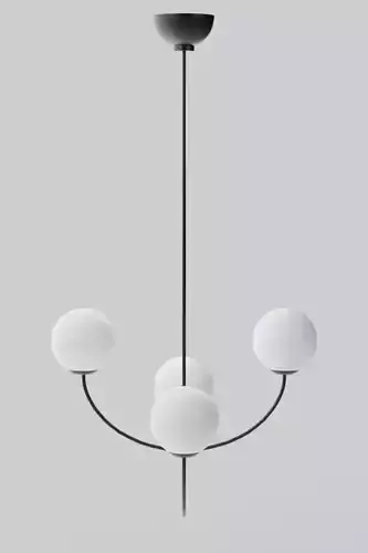 Galassia Chandelier by AERIN Black