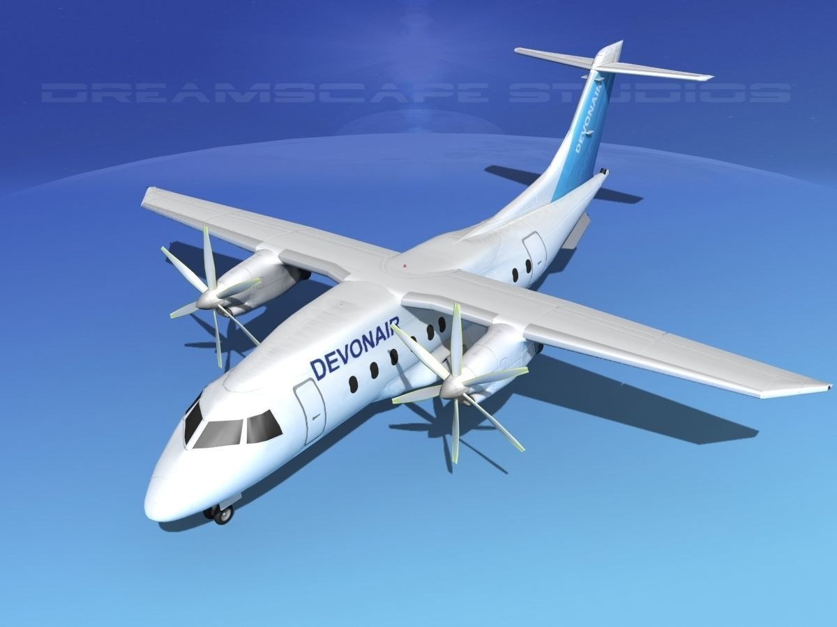 Dornier Do-328-130 Devon Air 3D model_10