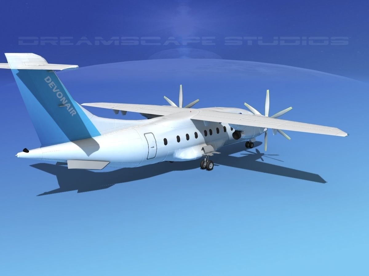 Dornier Do-328-130 Devon Air 3D model_4