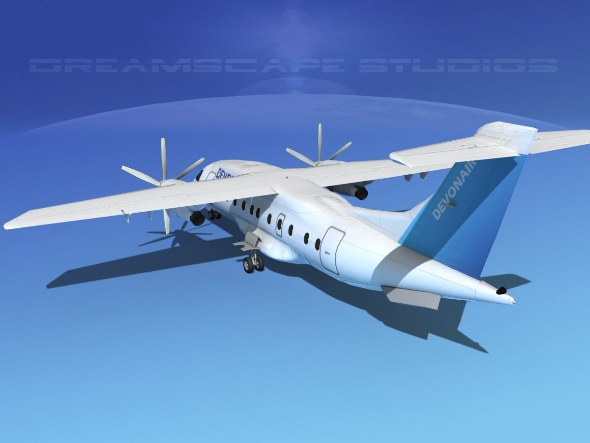 Dornier Do-328-130 Devon Air 3D model_7