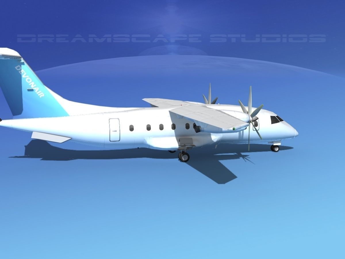Dornier Do-328-130 Devon Air 3D model_5
