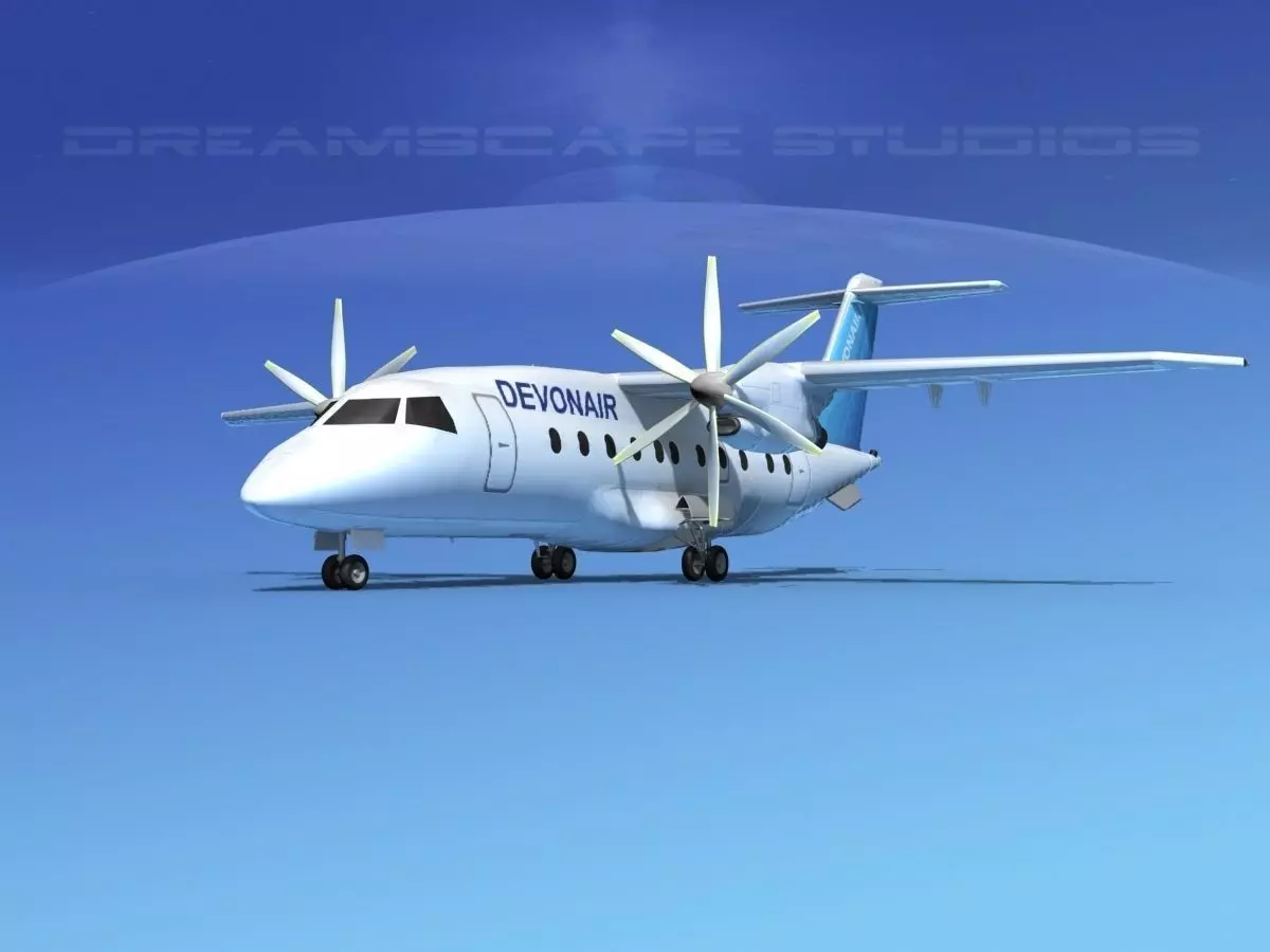 Dornier Do-328-130 Devon Air 3D model_0