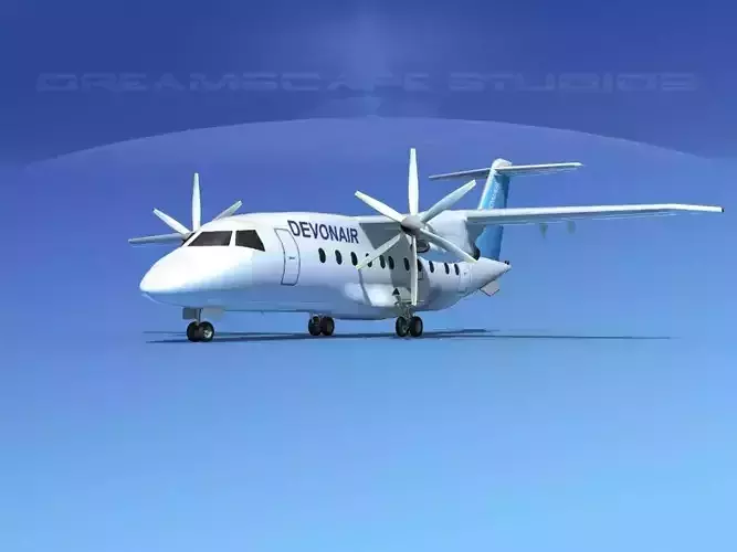 Dornier Do-328-130 Devon Air 3D model
