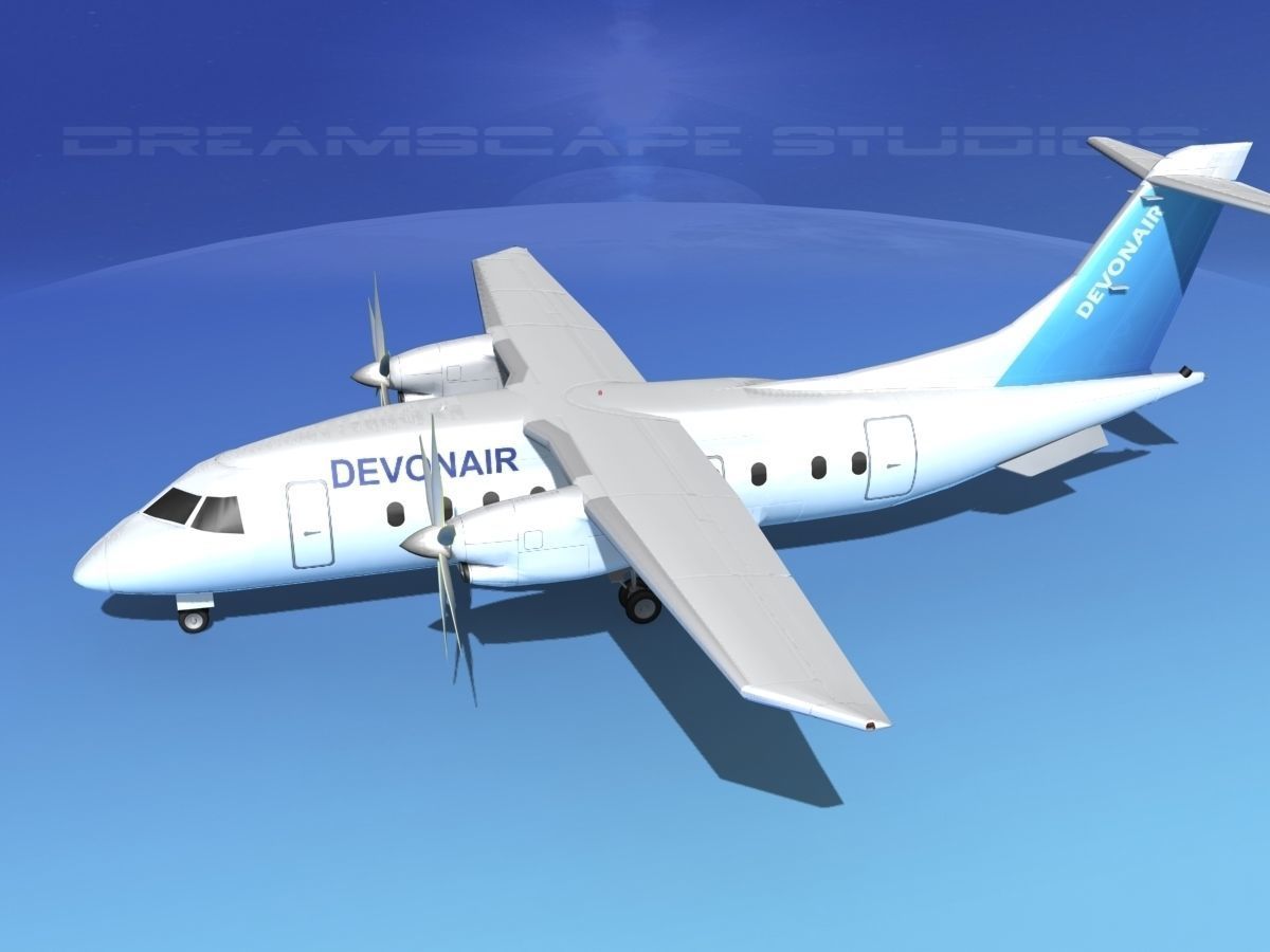 Dornier Do-328-130 Devon Air 3D model_9