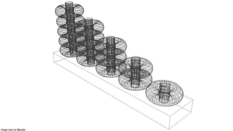 Toys - Number Ring 3D model_3