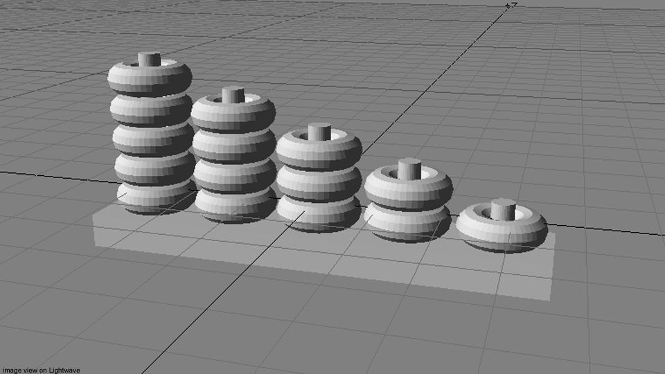 Toys - Number Ring 3D model_4