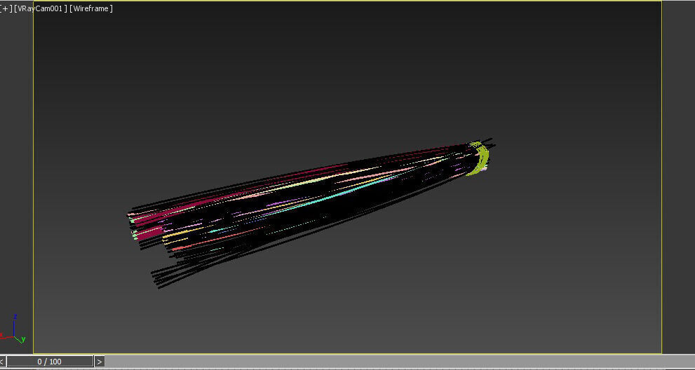 Coconut Broom Stick 3D model for household 3D model_5